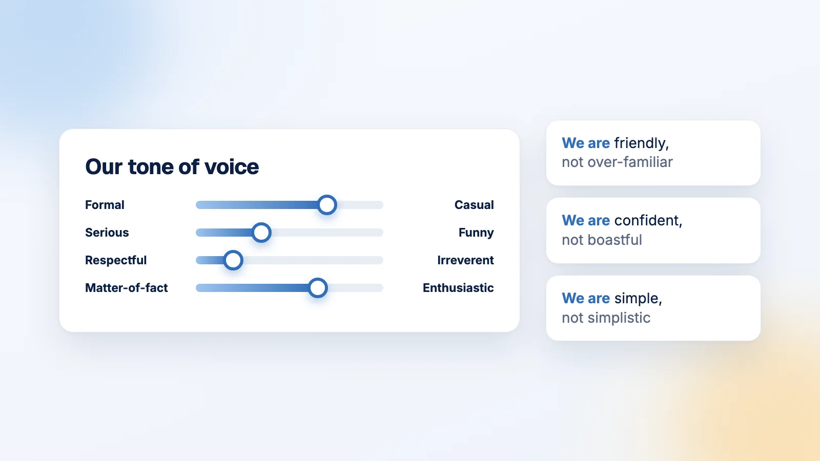 How to write a brand voice guide in one afternoon (template included)